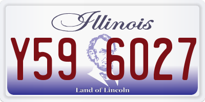 IL license plate Y596027