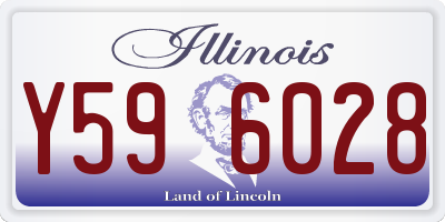IL license plate Y596028