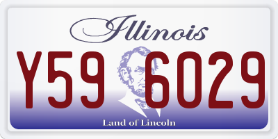 IL license plate Y596029