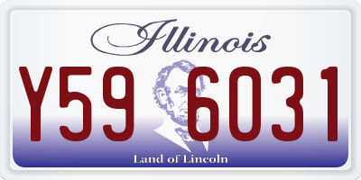 IL license plate Y596031