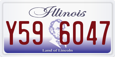 IL license plate Y596047