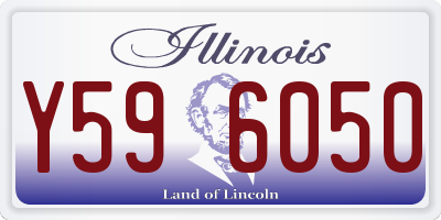 IL license plate Y596050