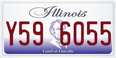 IL license plate Y596055