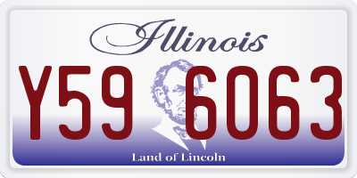 IL license plate Y596063