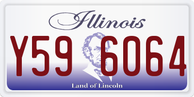 IL license plate Y596064