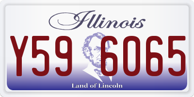 IL license plate Y596065