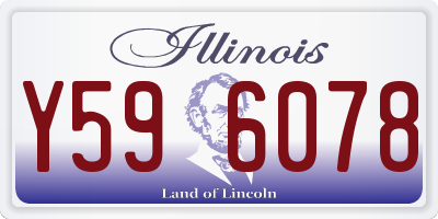 IL license plate Y596078