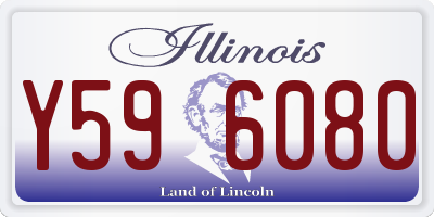 IL license plate Y596080