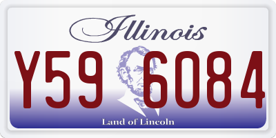 IL license plate Y596084