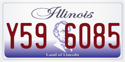 IL license plate Y596085