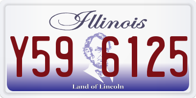 IL license plate Y596125