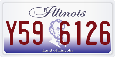 IL license plate Y596126