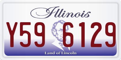 IL license plate Y596129