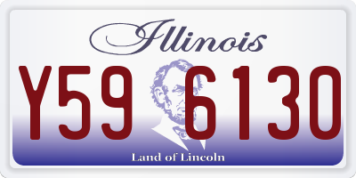 IL license plate Y596130