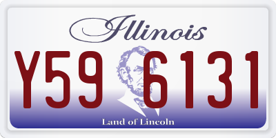IL license plate Y596131