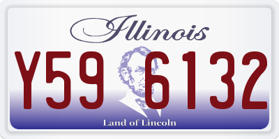 IL license plate Y596132