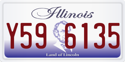IL license plate Y596135