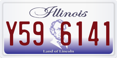 IL license plate Y596141