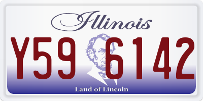 IL license plate Y596142
