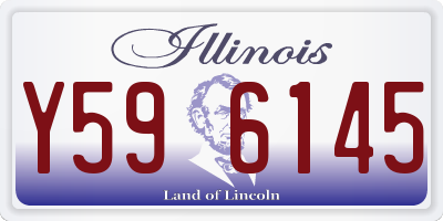 IL license plate Y596145