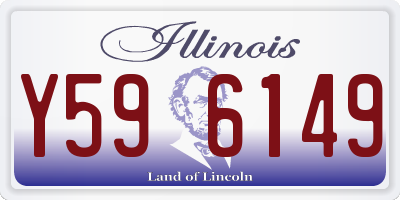 IL license plate Y596149