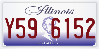 IL license plate Y596152