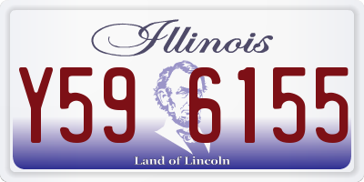 IL license plate Y596155