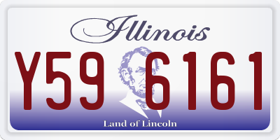 IL license plate Y596161