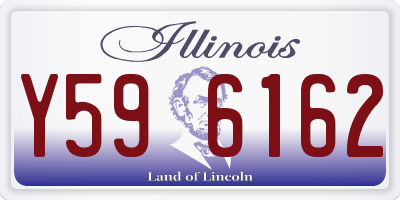 IL license plate Y596162