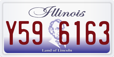 IL license plate Y596163