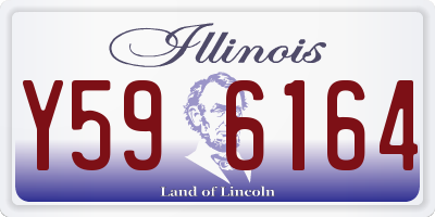 IL license plate Y596164