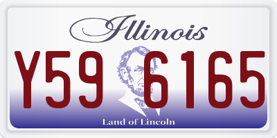 IL license plate Y596165