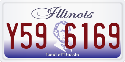 IL license plate Y596169