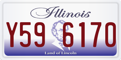 IL license plate Y596170