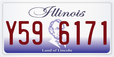 IL license plate Y596171