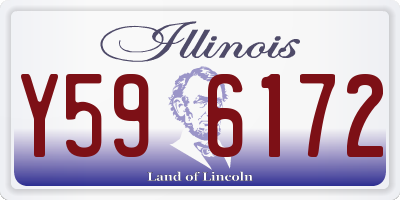 IL license plate Y596172