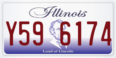 IL license plate Y596174