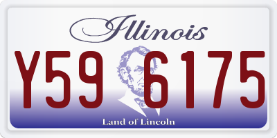 IL license plate Y596175
