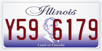 IL license plate Y596179