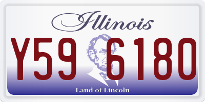 IL license plate Y596180