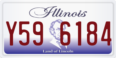 IL license plate Y596184