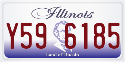 IL license plate Y596185