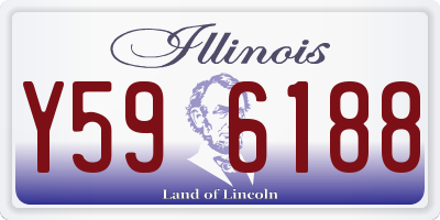 IL license plate Y596188