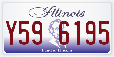IL license plate Y596195