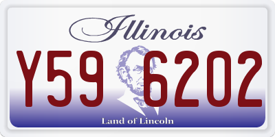 IL license plate Y596202