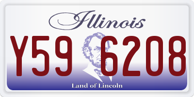 IL license plate Y596208