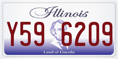 IL license plate Y596209