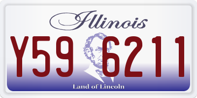 IL license plate Y596211