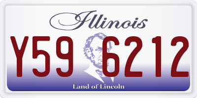 IL license plate Y596212