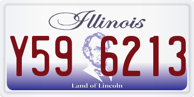 IL license plate Y596213